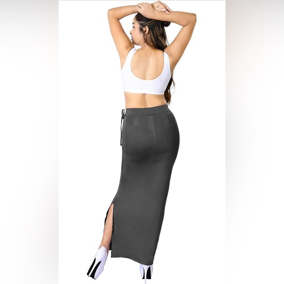DERMAWEAR SKIRT Women's Blended Fabric Saree Shapewear - Picture 5 of 13